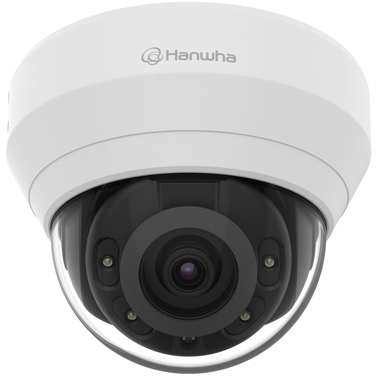 LND-6012R Hanwha Vision 2.8mm 30FPS @ 2MP Indoor IR Day/Night WDR Dome IP Security Camera PoE