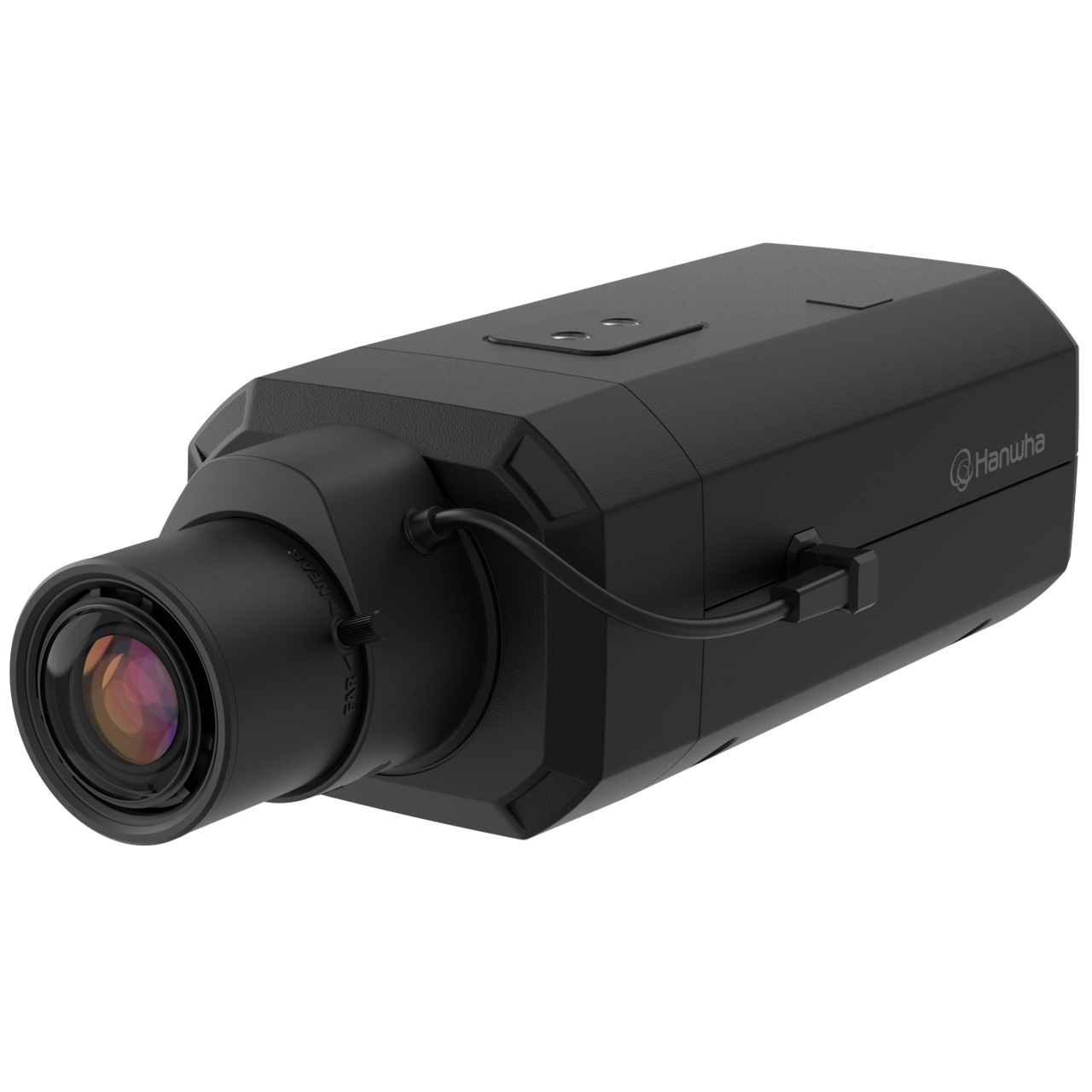 PNB-A6001 Hanwha Vision P Series 120FPS @ 2MP Outdoor Day/Night WDR Box IP Security Camera 12VDC/PoE - No Lens