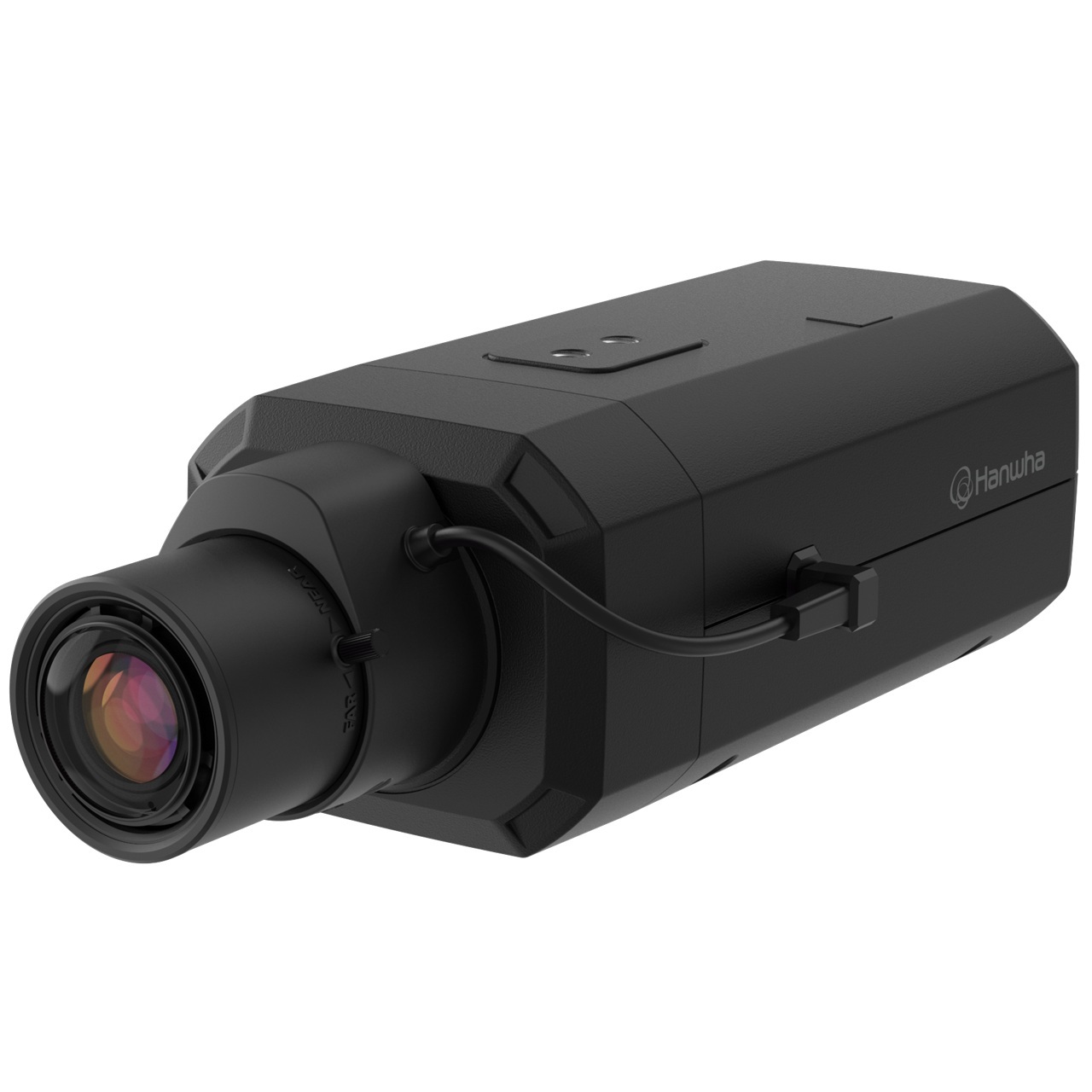 PNB-A9001 Hanwha Vision P Series 30FPS @ 1080p Outdoor IR Day/Night WDR Box IP Security Camera 12VDC/PoE