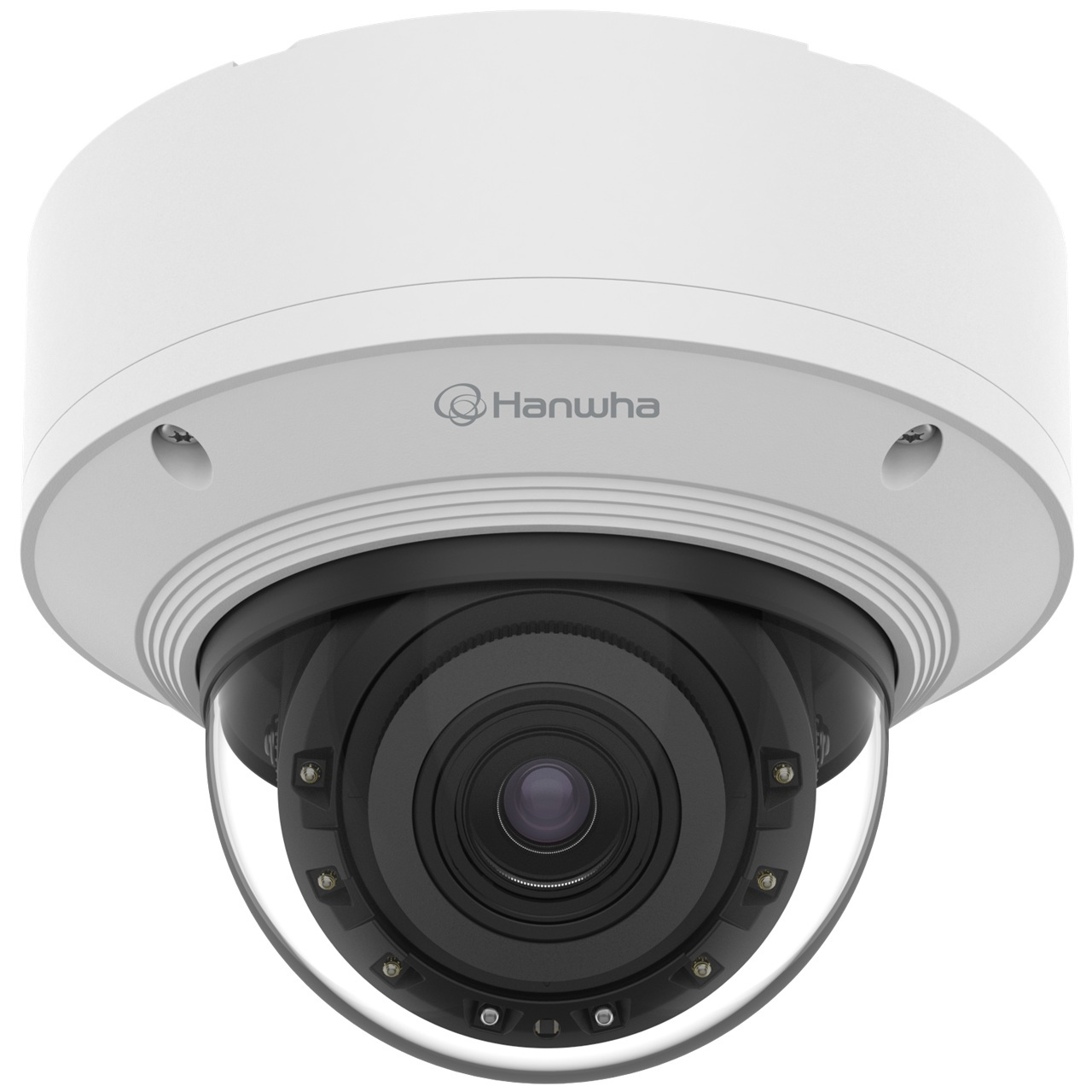 PND-A6081RV Hanwha Vision P Series 4.38-9.33mm Motorized 120FPS @ 2MP Indoor IR Day/Night WDR Dome IP Security Camera 12VDC/PoE