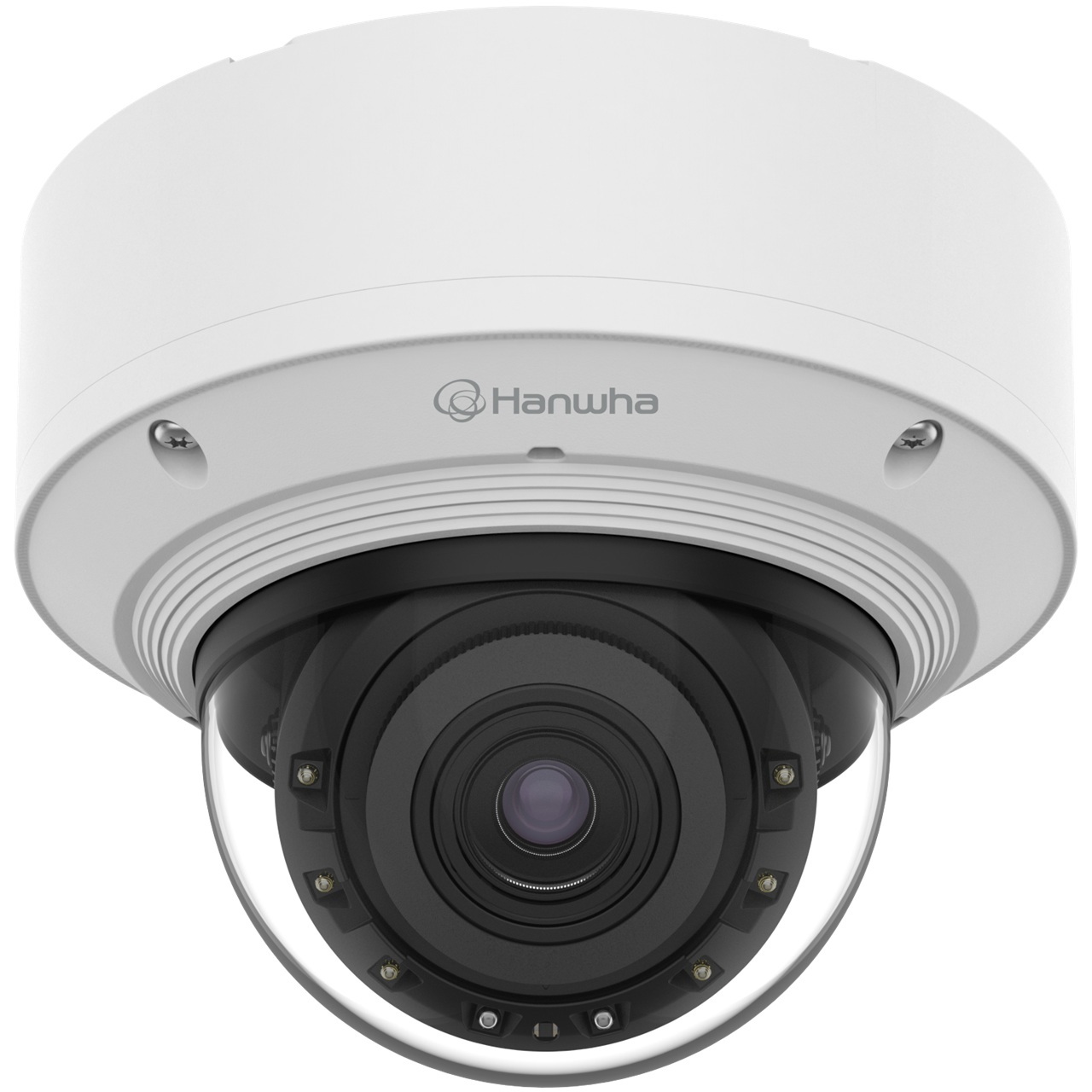 PND-A7082RV Hanwha Vision P Series 4.6-9.35mm Motorized 60FPS @ 4MP Indoor IR Day/Night WDR Vandal Dome IP Security Camera PoE/12VDC