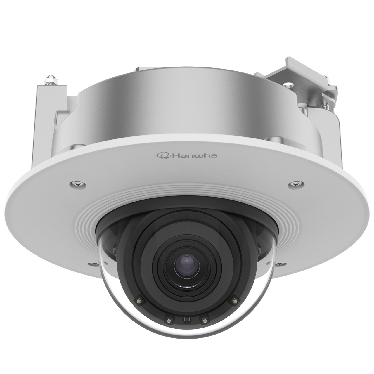 PND-A9081RF Hanwha Vision Wisenet P Series 4.5~10mm Motorized 30FPS @ 1080p Outdoor IR Day/Night WDR Dome IP Security Camera 12VDC/PoE