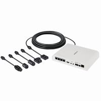 PNM-9000QB Hanwha Vision P Series 30FPS @ 2MP Indoor Day/Night WDR Remote Head IP Security Camera 12VDC/POE - No Lens