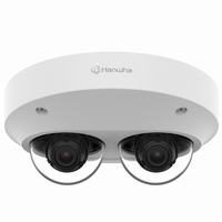 PNM-9000VD Hanwha Vision 30FPS @ 10MP Outdoor Day/Night WDR Multi-Sensor IP Security Camera PoE - No Lens