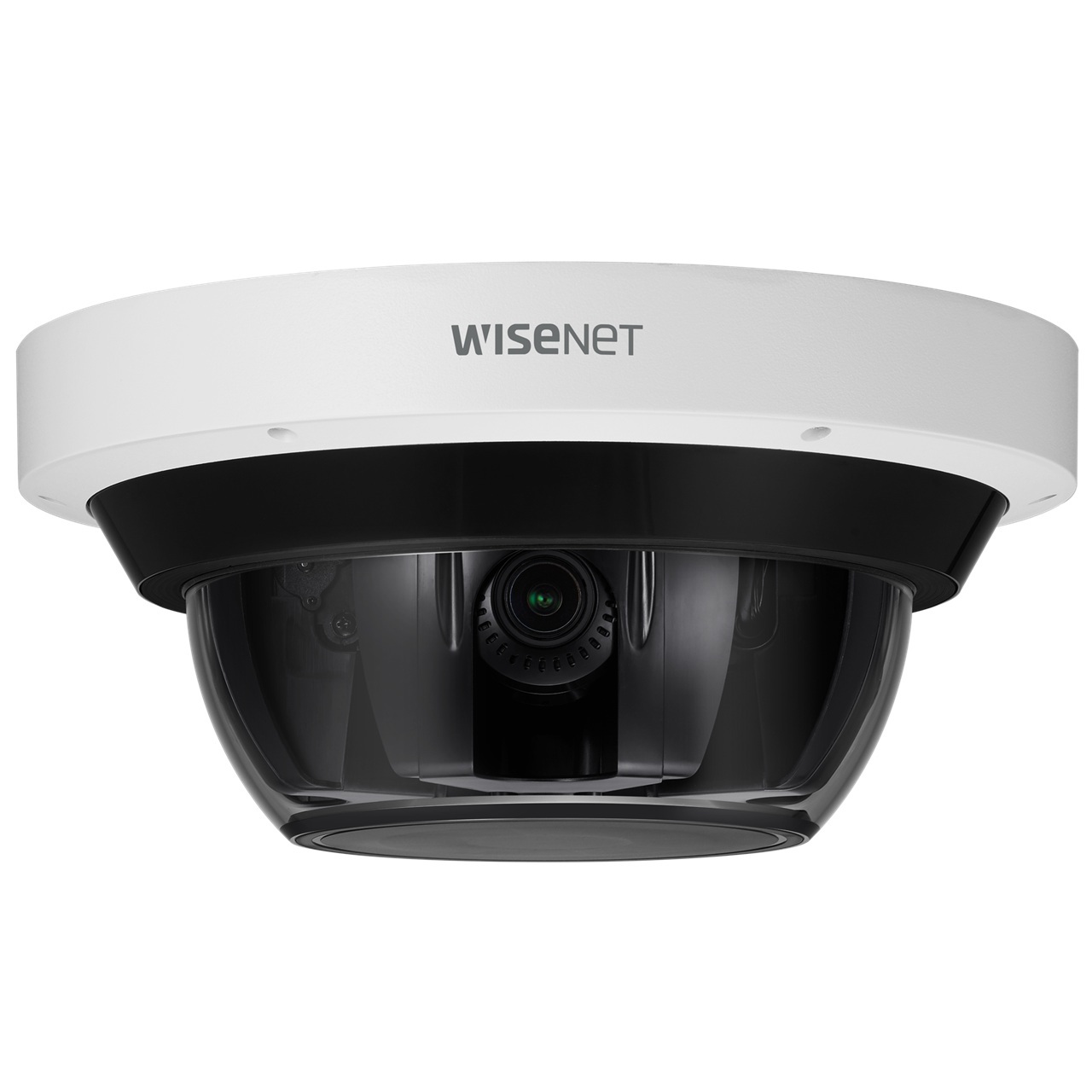 PNM-9085RQZ1 Hanwha Vision P Series 4.13-9.4mm Motorized 30FPS @ 5MP Outdoor IR Day/Night WDR Dome IP Security Camera 12VDC/PoE