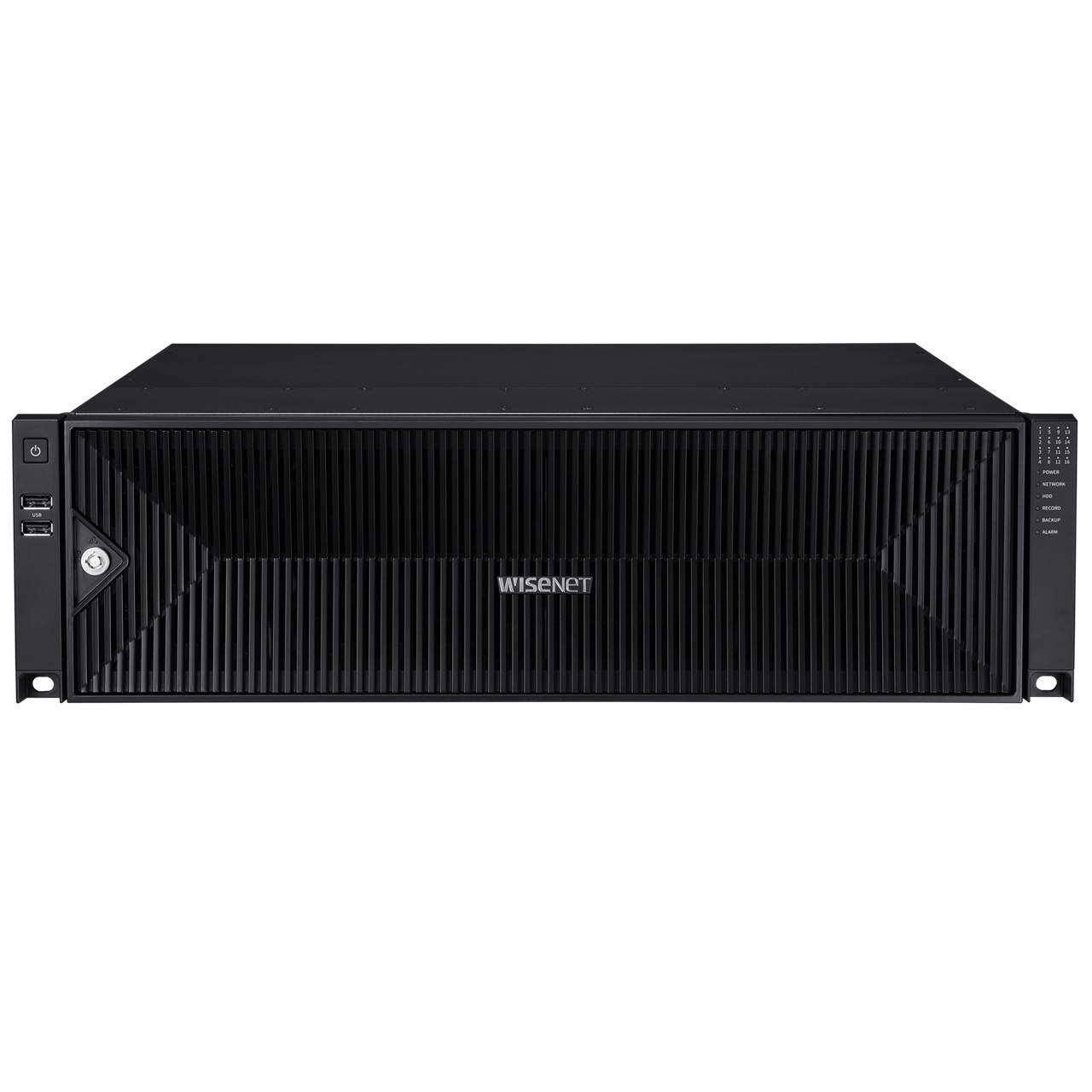 PRN-6400DB4-128TB Hanwha Vision 64 Channel at 8K NVR 400Mbps Max Throughput - 128TB