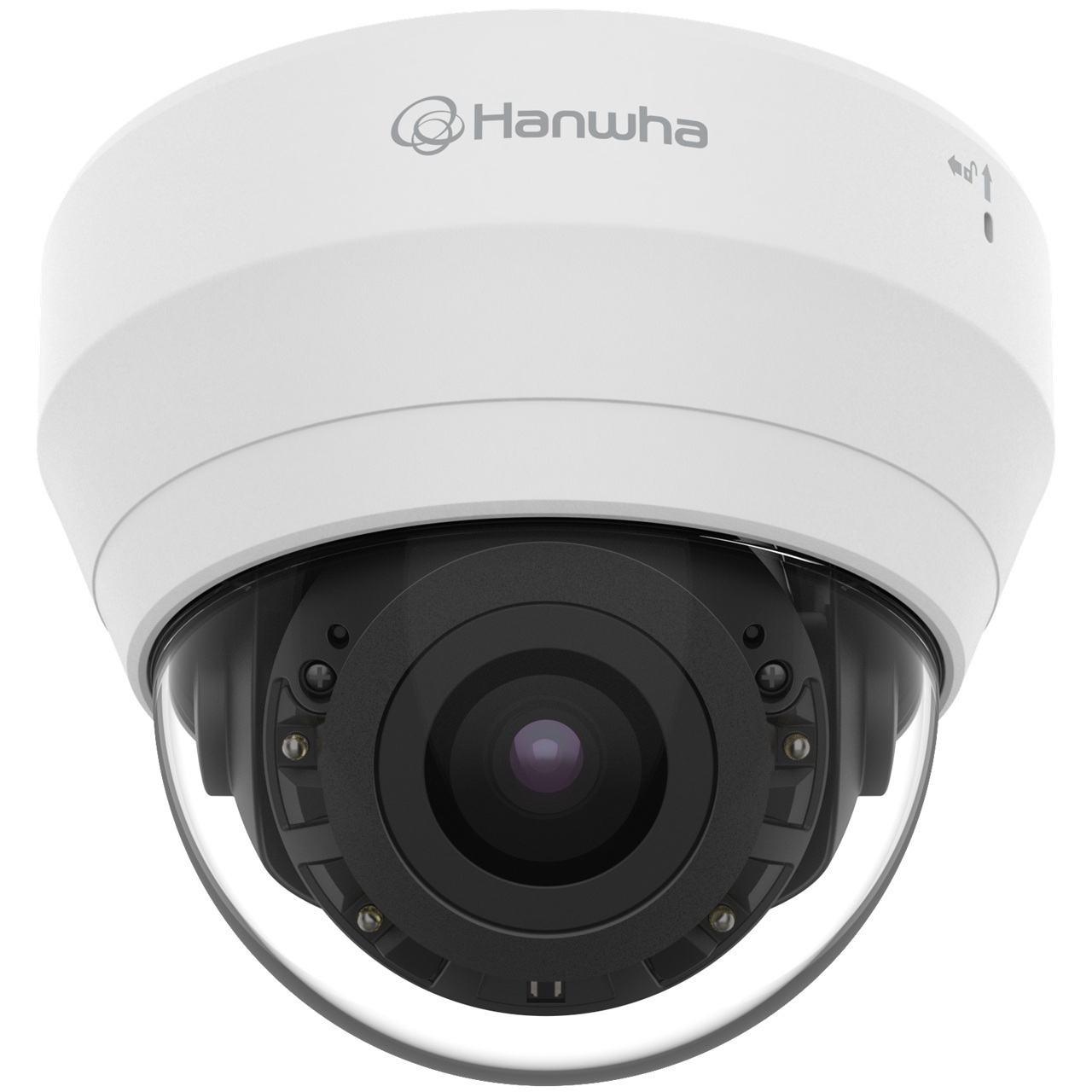 QND-6082R Hanwha Vision Q Series 3.2-10mm Motorized 30FPS @ 2MP Indoor IR Day/Night WDR Dome IP Security Camera 12VDC/PoE - Built-in Microphone