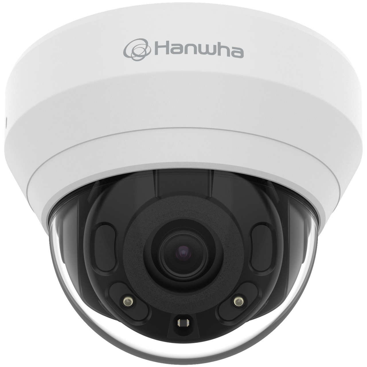 QND-7022R Hanwha Vision Q Series 4mm 30FPS @ 4MP Indoor IR Day/Night WDR Dome IP Security Camera 12VDC/PoE