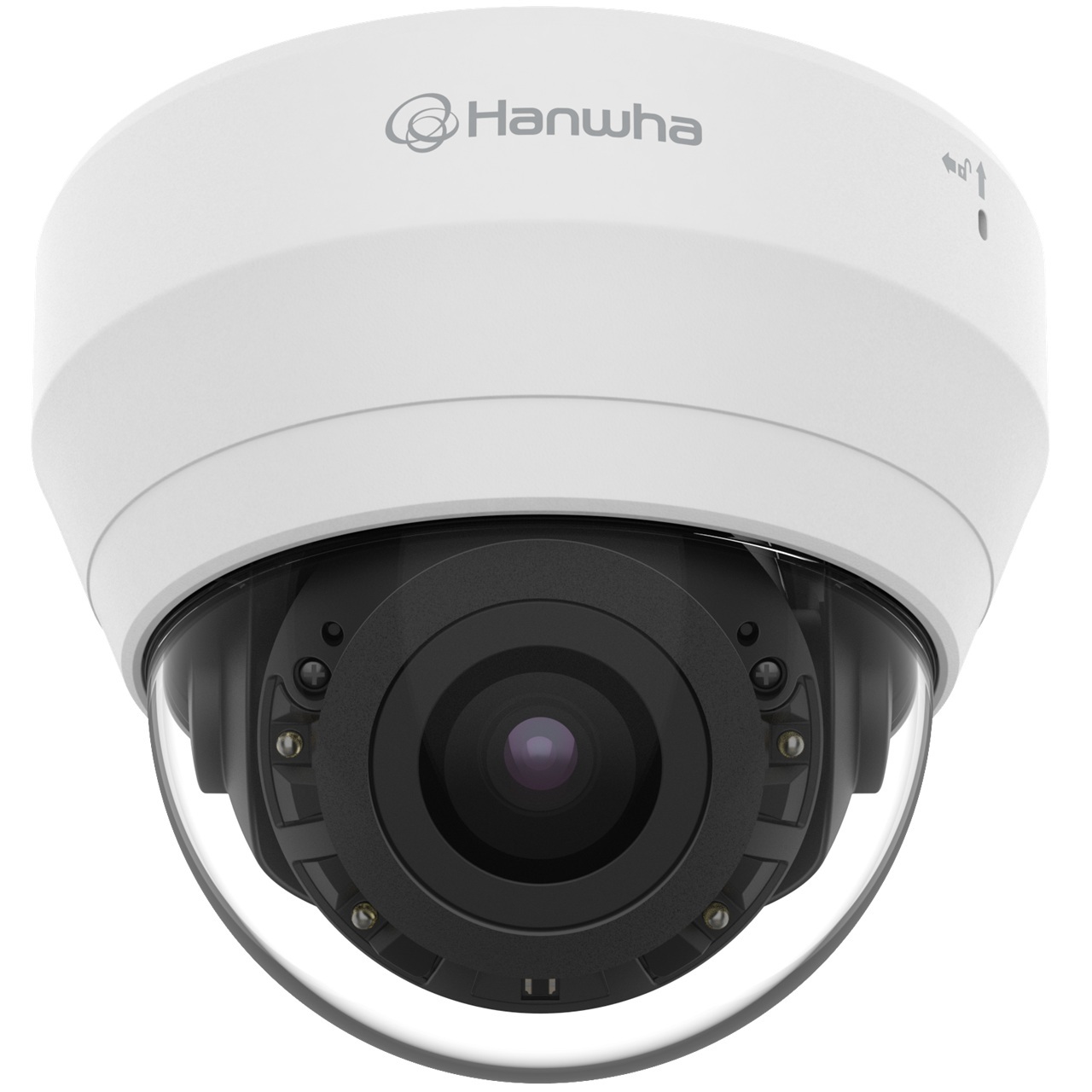 QND-7082R Hanwha Vision Q Series 3.2-10mm Motorized 30FPS @ 4MP Indoor IR Day/Night WDR Dome IP Security Camera 12VDC/PoE