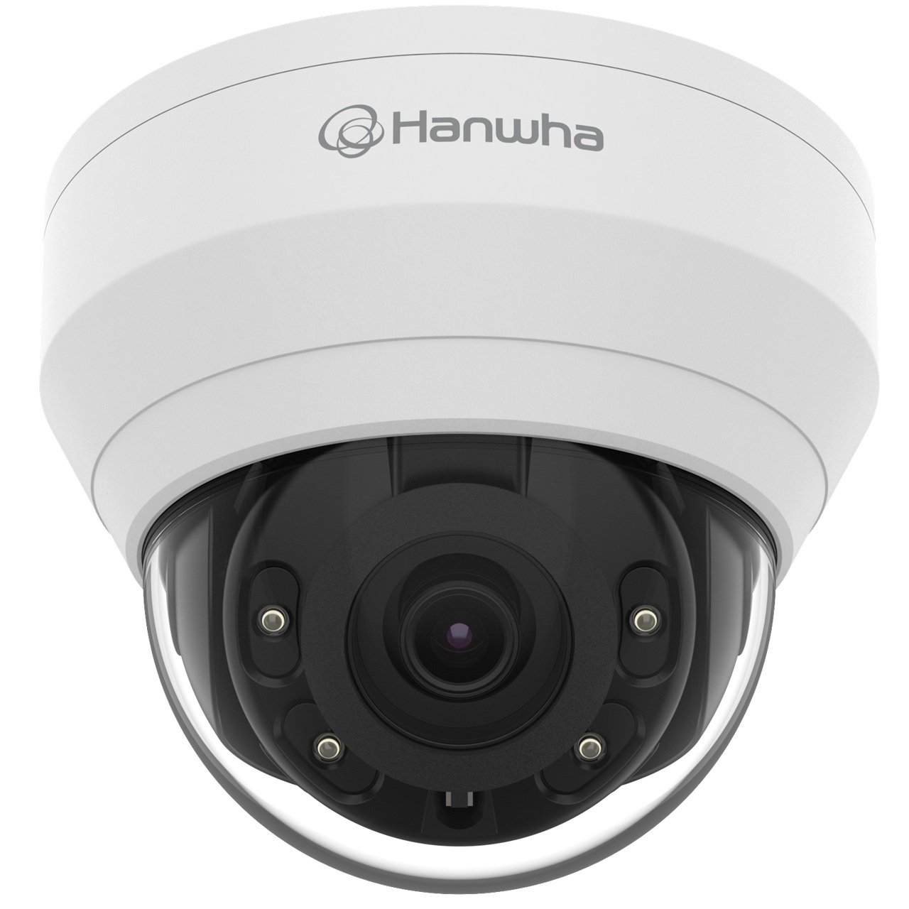 QND-8010R Hanwha Vision Q Series 2.8mm 30FPS @ 5MP Indoor IR Day/Night WDR Dome IP Security Camera 12VDC/PoE