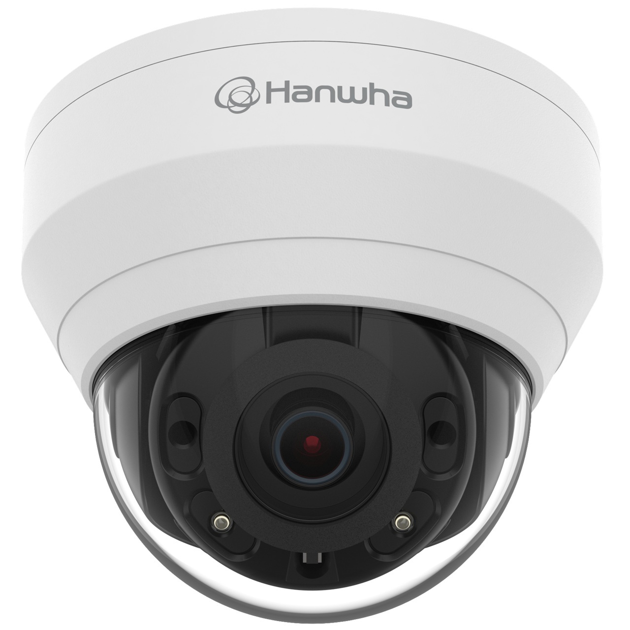 QND-8020R Hanwha Vision Q Series 4.0mm 30FPS @ 5MP Indoor IR Day/Night WDR Dome IP Security Camera 12VDC/PoE