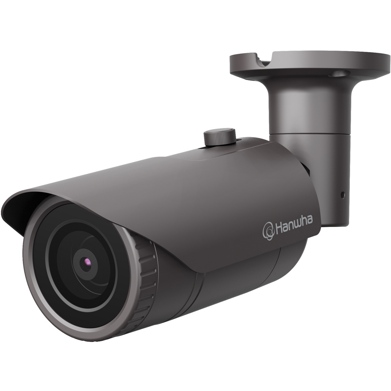 QNO-6012R1 Hanwha Vision Q Series 2.8mm 30FPS @ 2MP Outdoor IR Day/Night WDR Bullet IP Security Camera 12VDC/PoE