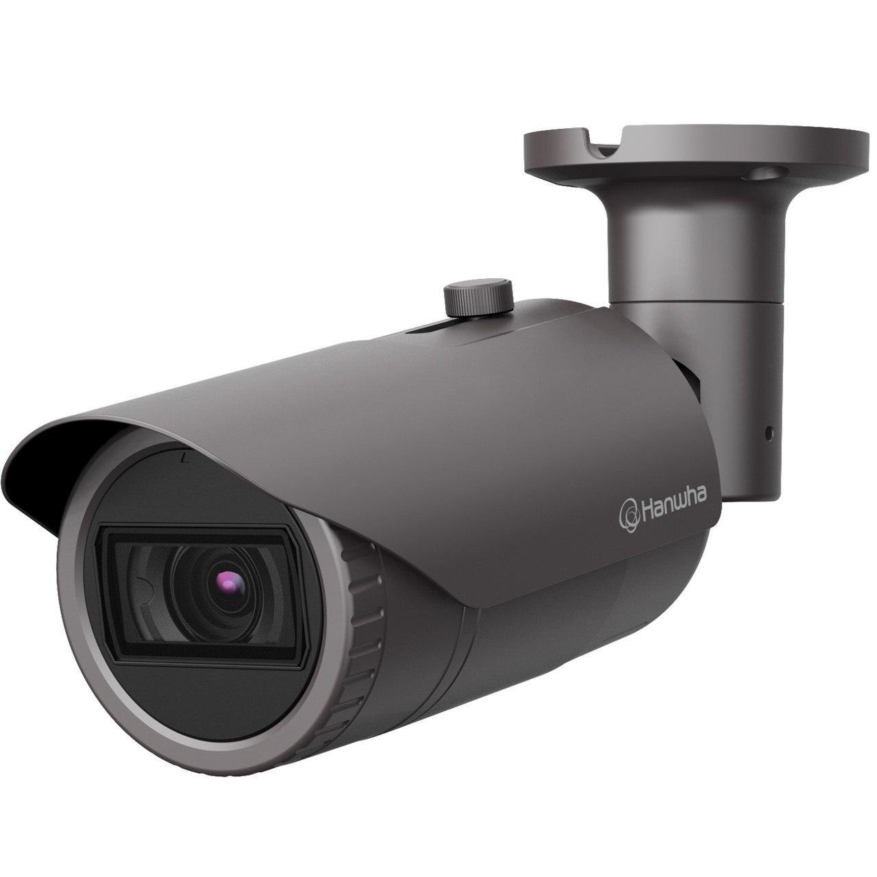 QNO-6082R Hanwha Vision Q Series 3.2-10mm Motorized 30FPS @ 2MP Outdoor IR Day/Night WDR Bullet IP Security Camera 12VDC/PoE
