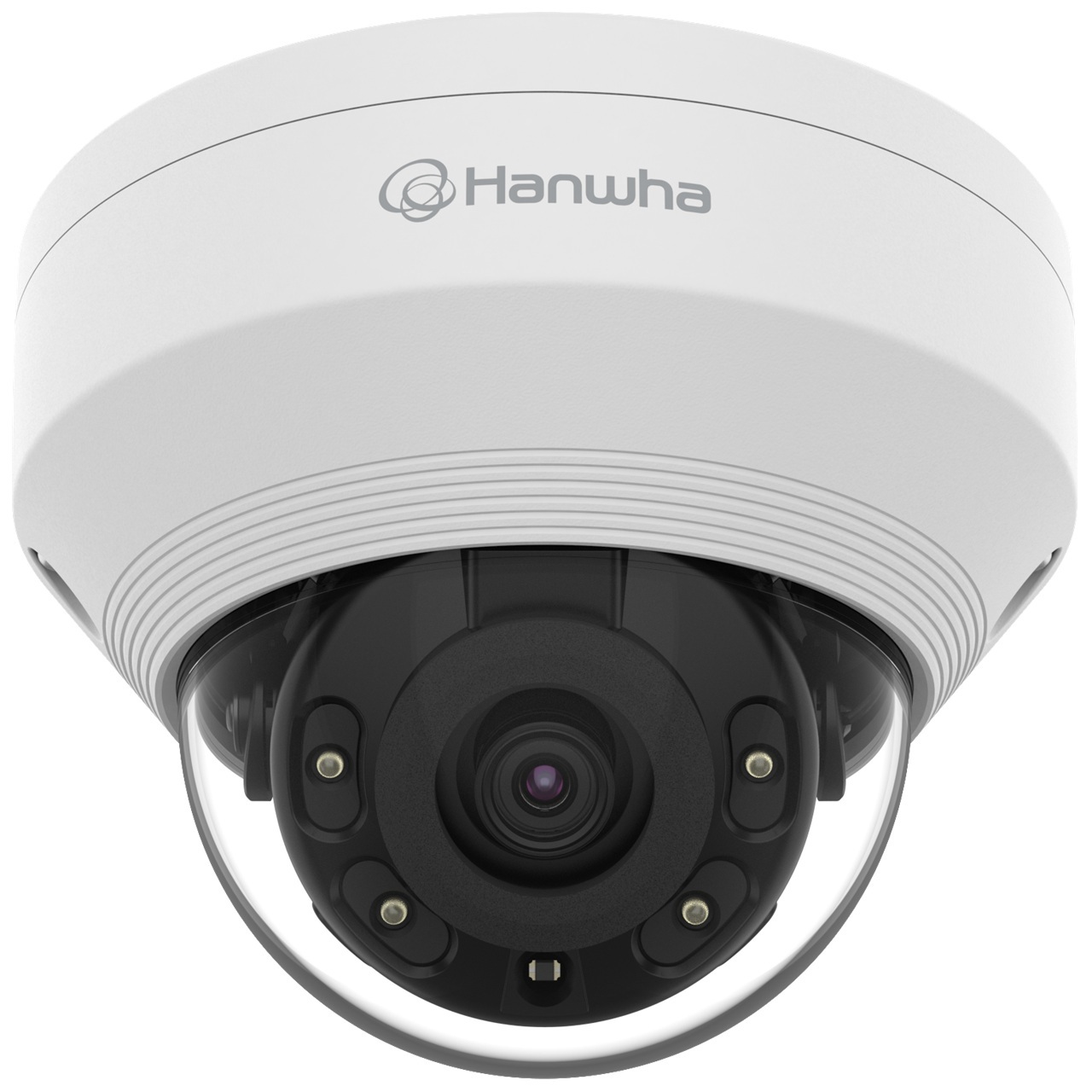 QNV-6012R1 Hanwha Vision Q Series 2.8mm 30FPS @ 2MP Outdoor IR Day/Night WDR Dome IP Security Camera 12VDC/PoE