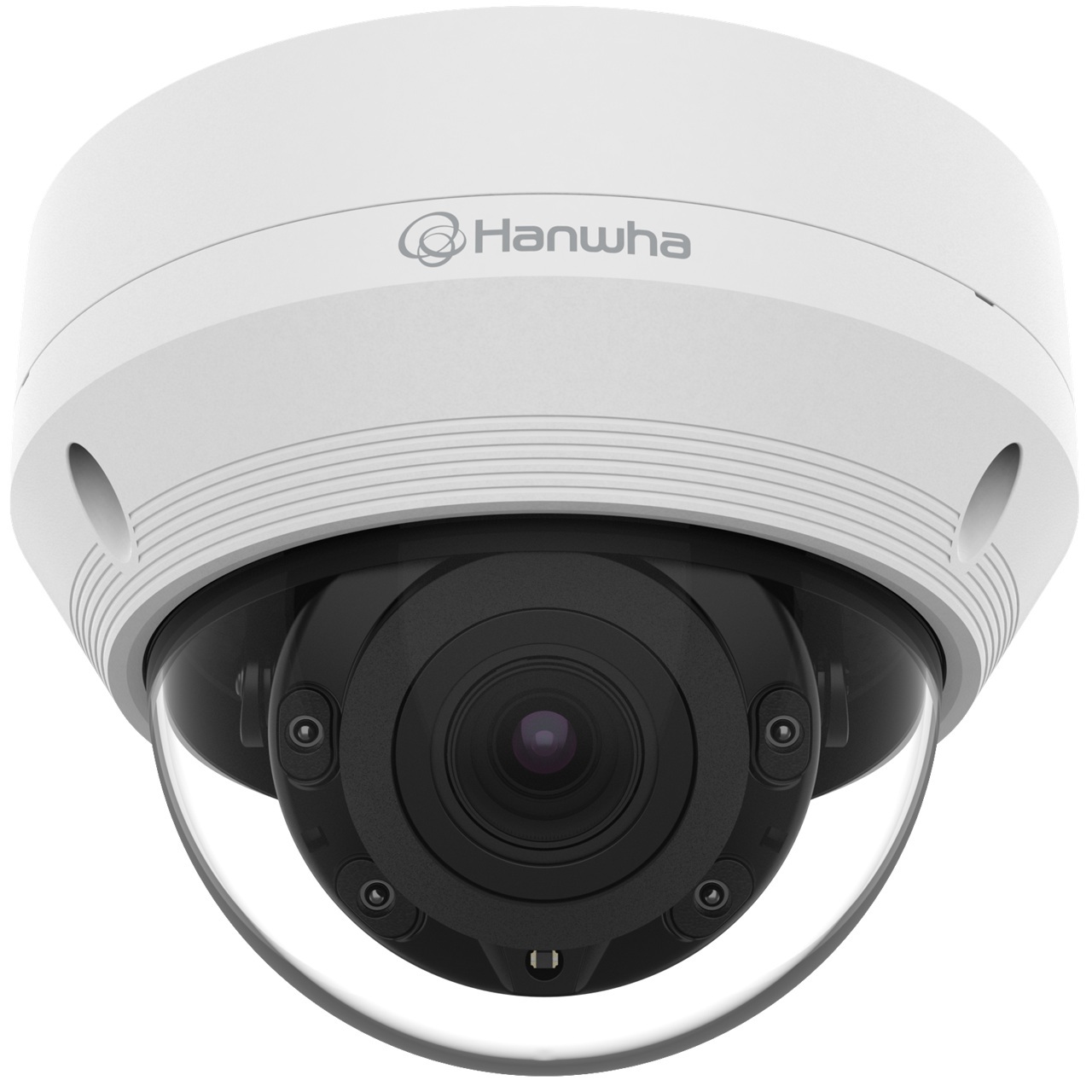 QNV-6082R Hanwha Vision Q Series 3.2-10mm Motorized 30FPS @ 2MP Outdoor IR Day/Night WDR Dome IP Security Camera 12VDC/PoE