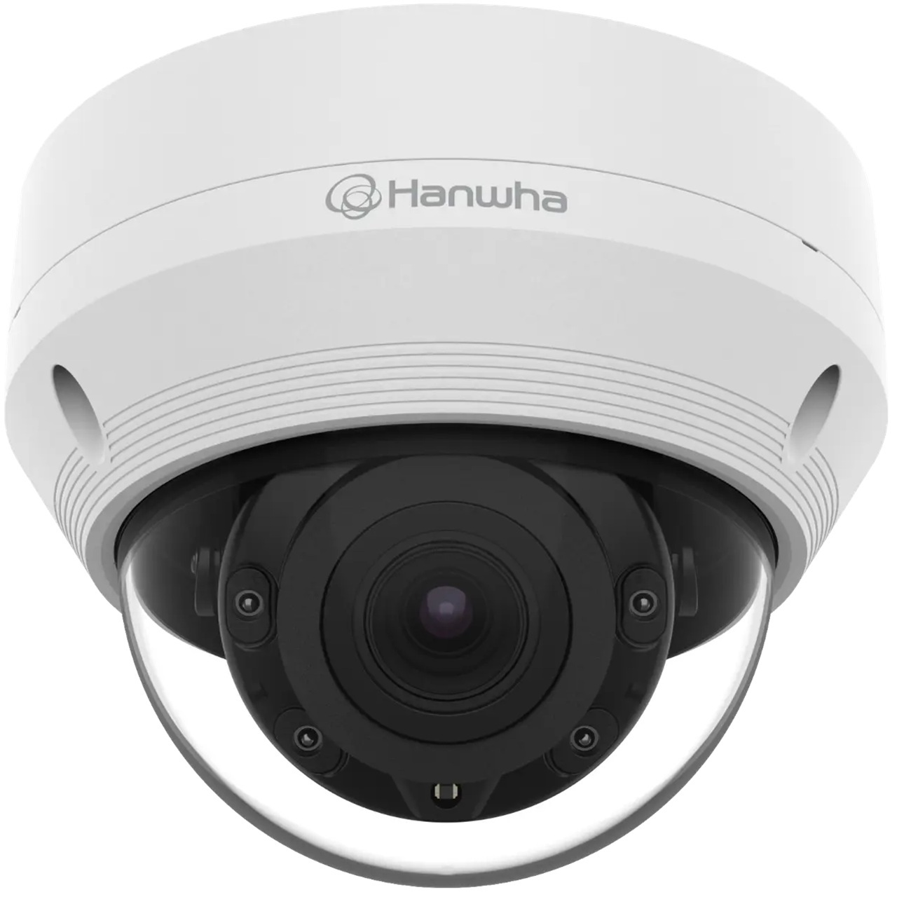 QNV-7082R Hanwha Vision Q Series 3.2-10mm Motorized 30FPS @ 4MP Outdoor IR Day/Night WDR Dome IP Security Camera 12VDC/PoE