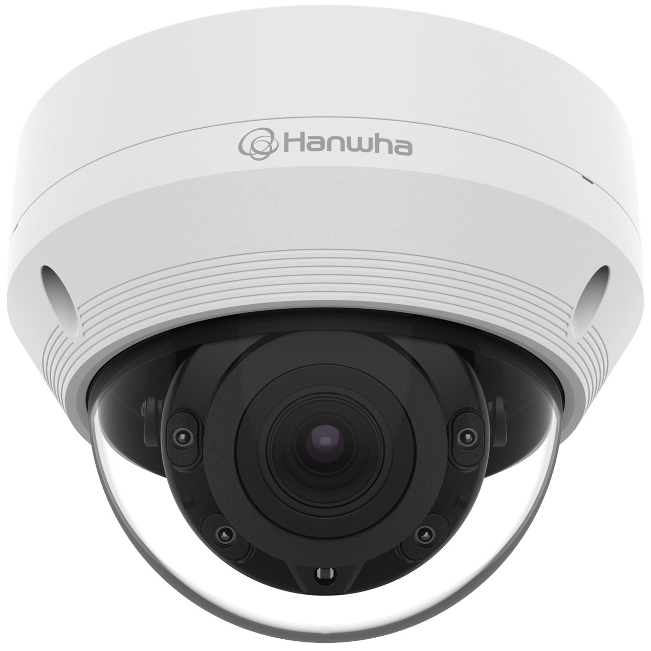 QNV-8080R Hanwha Vision Q Series 3.2-10mm Motorized 30FPS @ 5MP Outdoor IR Day/Night WDR Dome IP Security Camera 12VDC/PoE