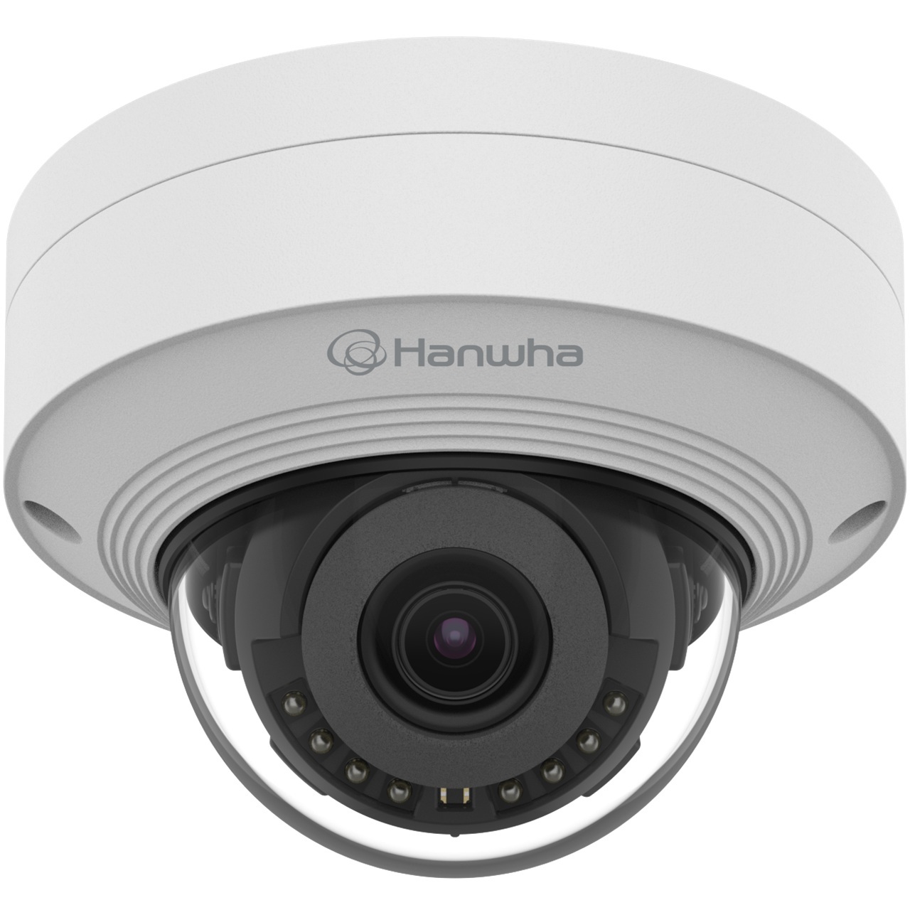 QNV-C8011R Hanwha Vision Q Series 3.0mm 30FPS @ 5MP Outdoor IR Day/Night WDR Vandal Dome IP Security Camera 12VDC/PoE