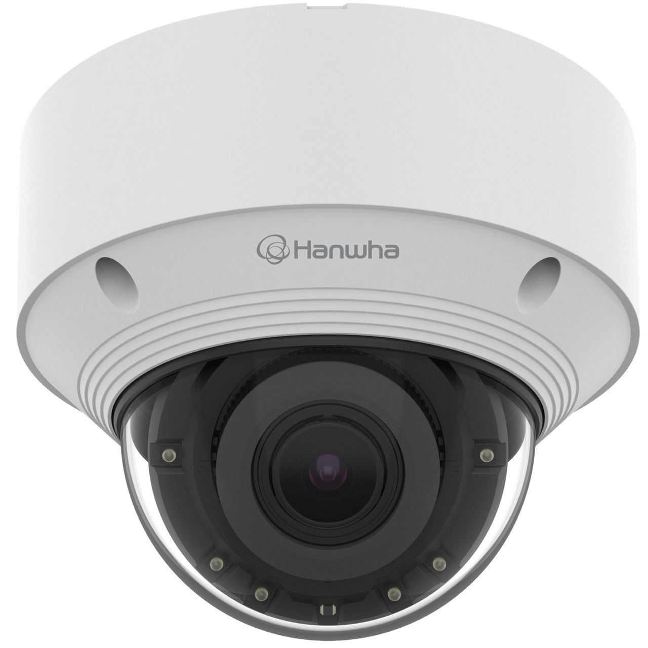 QNV-C8083R Hanwha Vision Q Series 3.2 - 10.2mm 30FPS @ 5MP Outdoor IR Day/Night WDR Vandal Dome IP Security Camera 12VDC/PoE