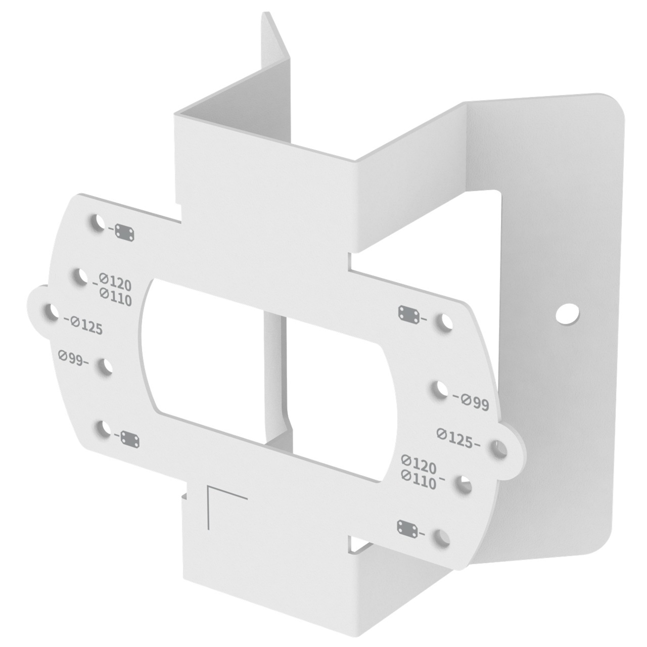 SBD-140KMB Hanwha Vision Corner Mount