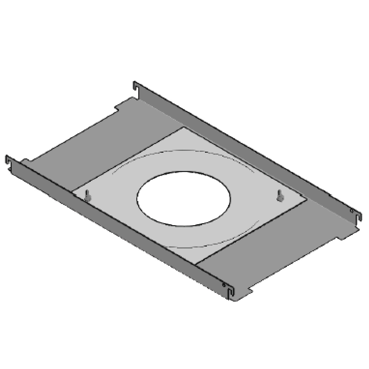 SBP-302F Hanwha Vision Ceiling Tile Support Plate