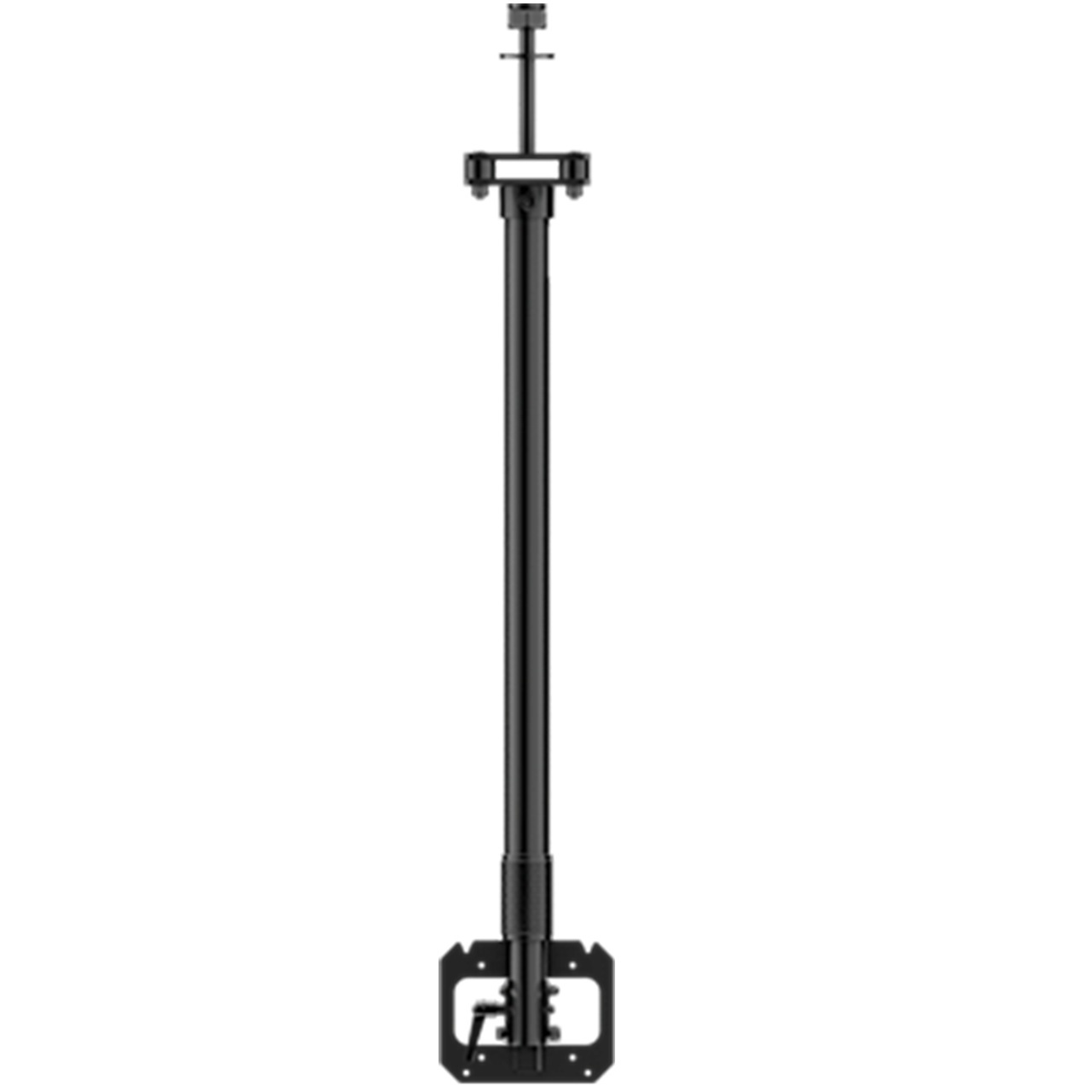 SBP-59PVMB Hanwha Vision Telescopic PVM Uni-strut Mount 5'-9' Drop Length - Black