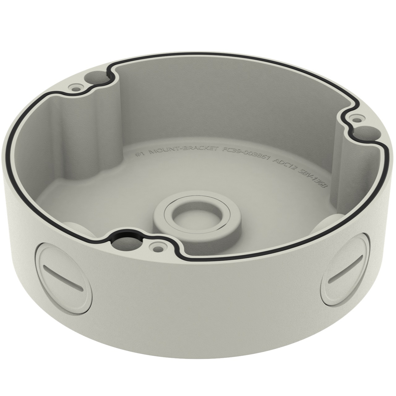 SBV-136B Hanwha Vision Back Box with knockouts and Water Proof Design