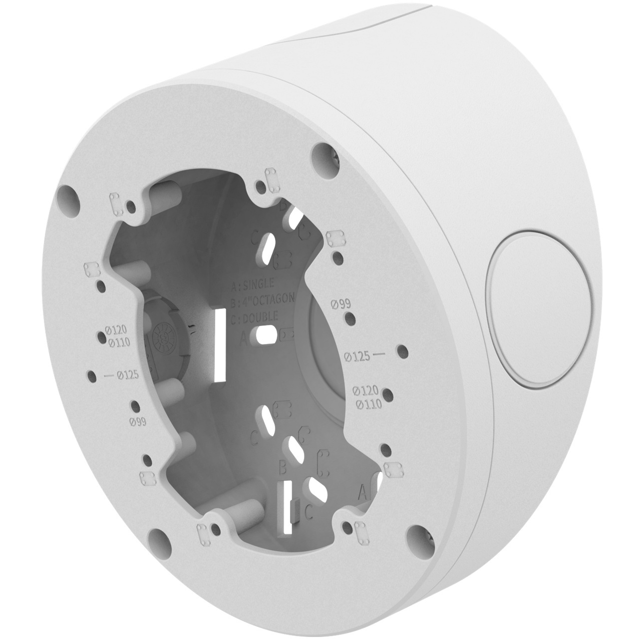 SBV-140TMW Hanwha Vision Tilted Wall Mount White