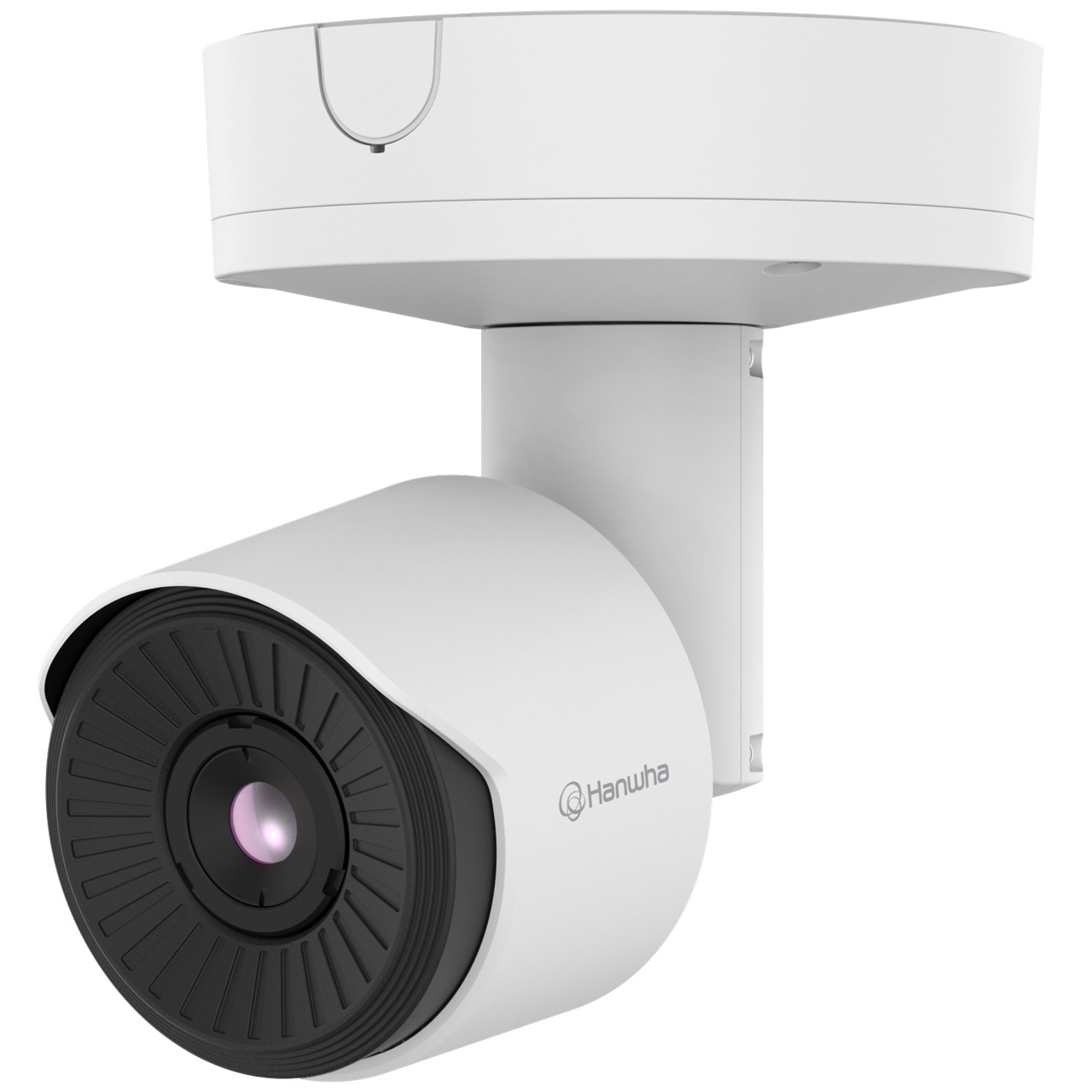 TNO-C3012TRA Hanwha Vision T Series 4.4mm 8FPS @ 384 x 288 Outdoor Bullet Uncooled Thermal IP Radiometric Security Camera 12VDC/POE