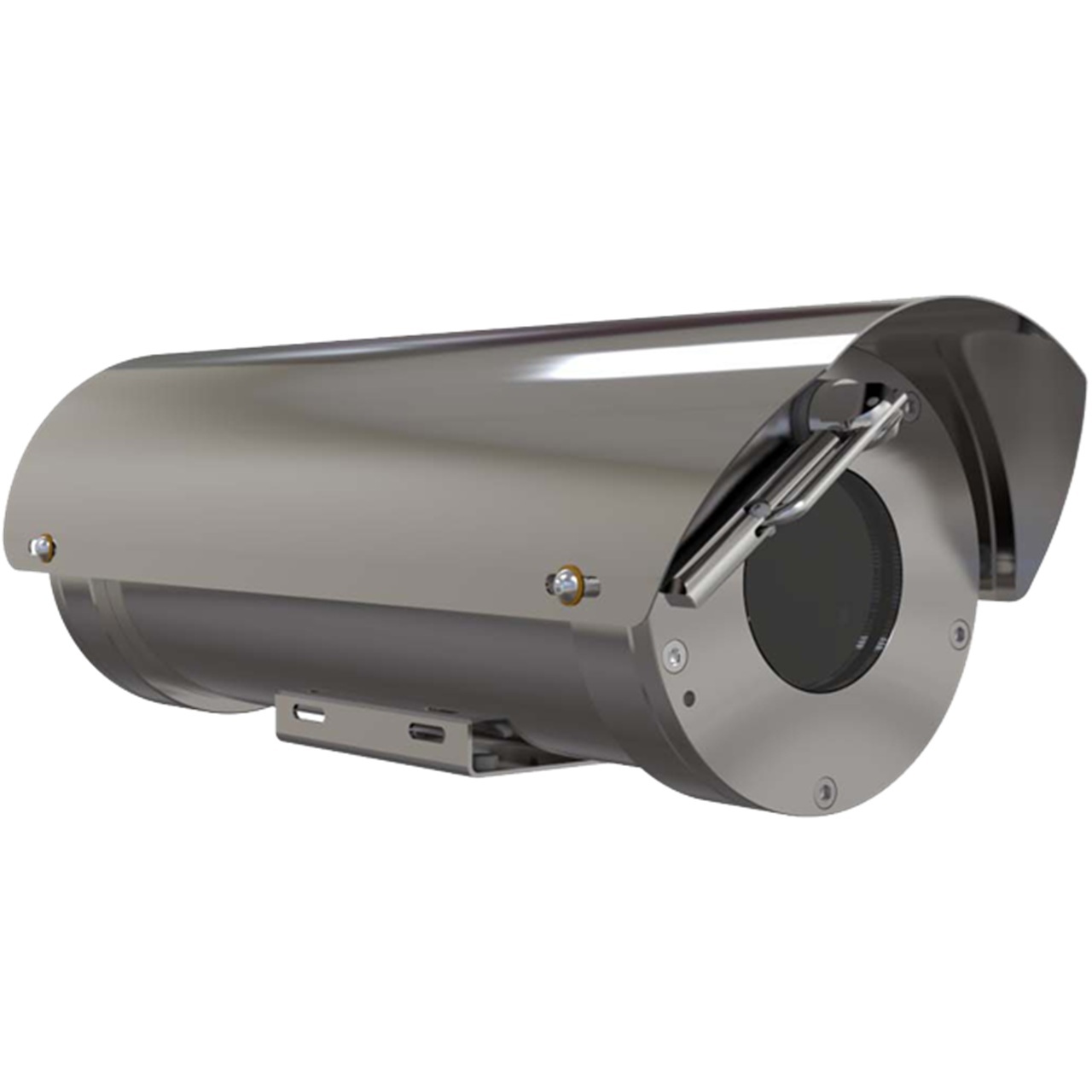 TNO-X6320E1WT1-M Hanwha Vision T Series 4.44-142.6mm 32x Optical Zoom 60FPS @ 1080p Outdoor Day/Night WDR Explosion-proof Bullet IP Security Camera with Wiper 24VAC/POE - INMETRO