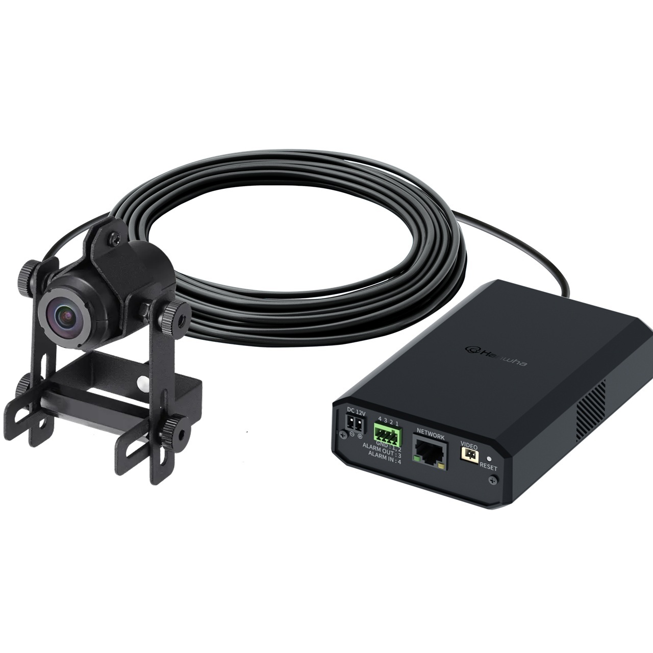 XNB-H6244A Hanwha Vision X Series 2.4mm 60FPS @ 2MP Indoor/Door Day/Night WDR Network ATM IP Security Camera 12VDC/PoE