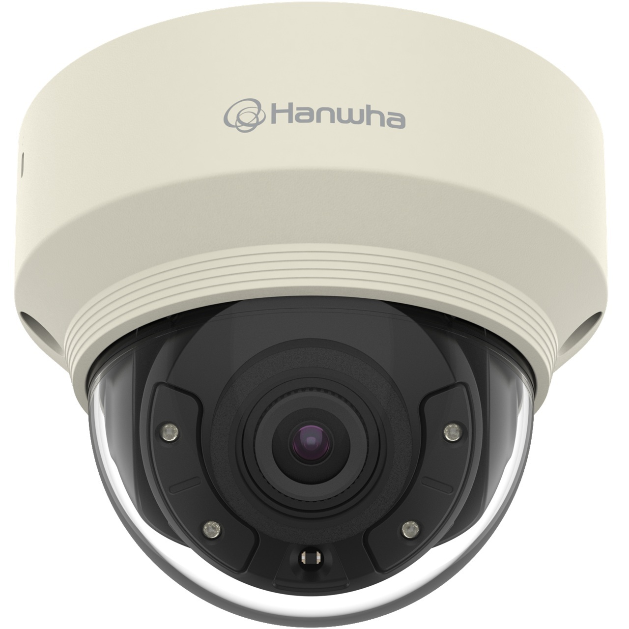 XND-8020R Hanwha Vision X Series 3.7mm 30FPS @ 5MP Indoor IR Day/Night WDR Dome IP Security Camera 12VDC/POE