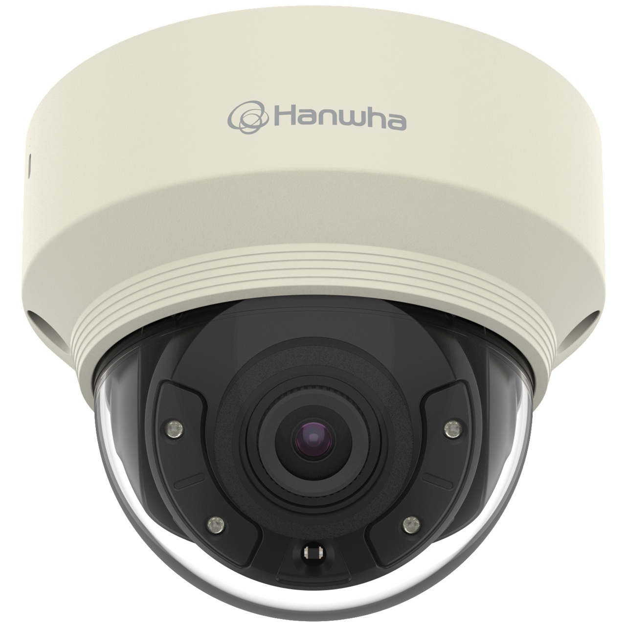 XND-8030R Hanwha Vision X Series 4.6mm 30FPS @ 5MP Indoor IR Day/Night WDR Dome IP Security Camera 12VDC/POE