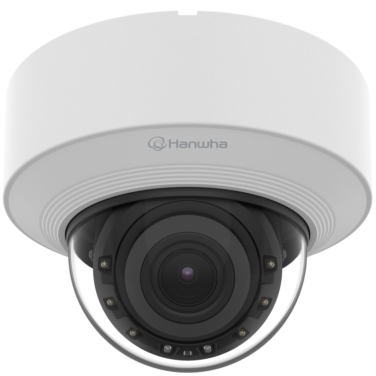 XND-C6083RV Hanwha Vision X Series 2.8-12mm Motorized 60FPS @ 2MP Indoor IR Day/Night WDR Dome IP Security Camera 12VDC/PoE