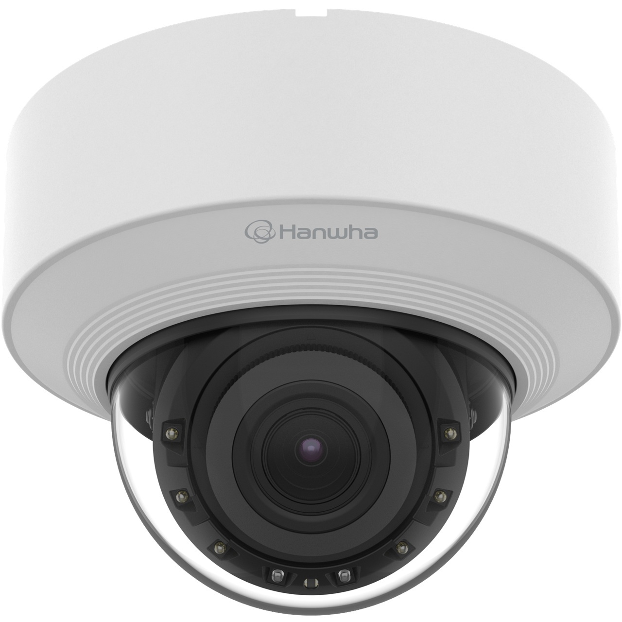 XND-C7083RV Hanwha Vision Q Series 2.8-10mm Motorized 60FPS @ 4MP Indoor IR Day/Night WDR Dome IP Security Camera 12VDC/PoE