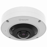 XNF-9013RV Hanwha Vision X Series 1.08mm 30FPS @ 12MP Outdoor IR Day/Night WDR Fisheye IP Security Camera 12VDC/PoE