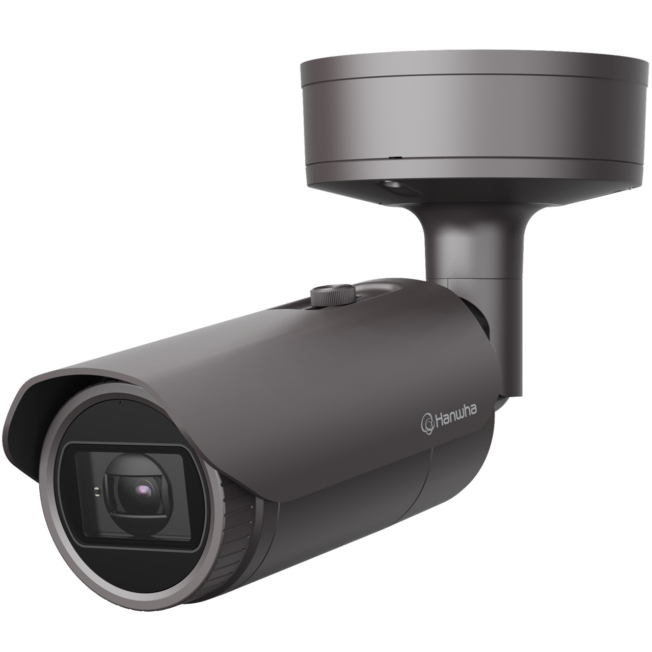 XNO-6080R Hanwha Vision X Series 2.8-12mm Motorized 60FPS @ 2MP Outdoor IR Day/Night WDR Bullet IP Security Camera 12VDC/24VAC/PoE