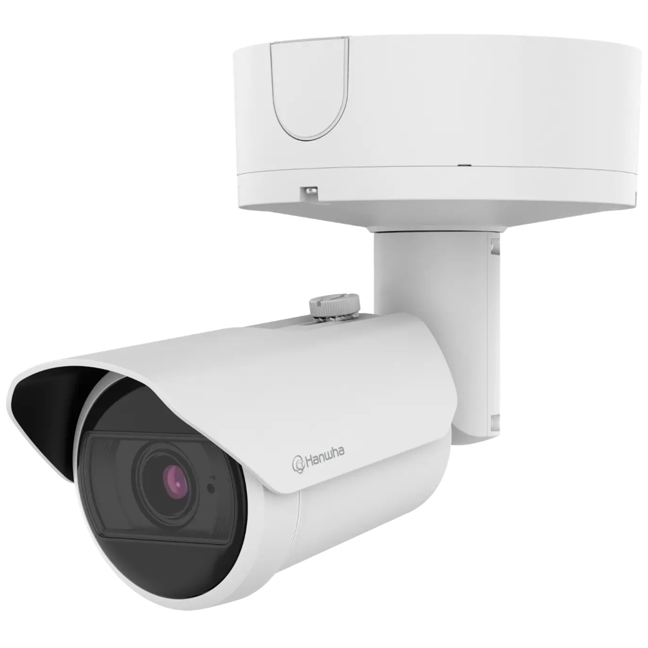 XNO-8083R Hanwha Vision X Series 4.4-9.3mm Motorized 30FPS @ 6MP Outdoor IR Day/Night WDR Bullet IP Security Camera 12VDC/PoE