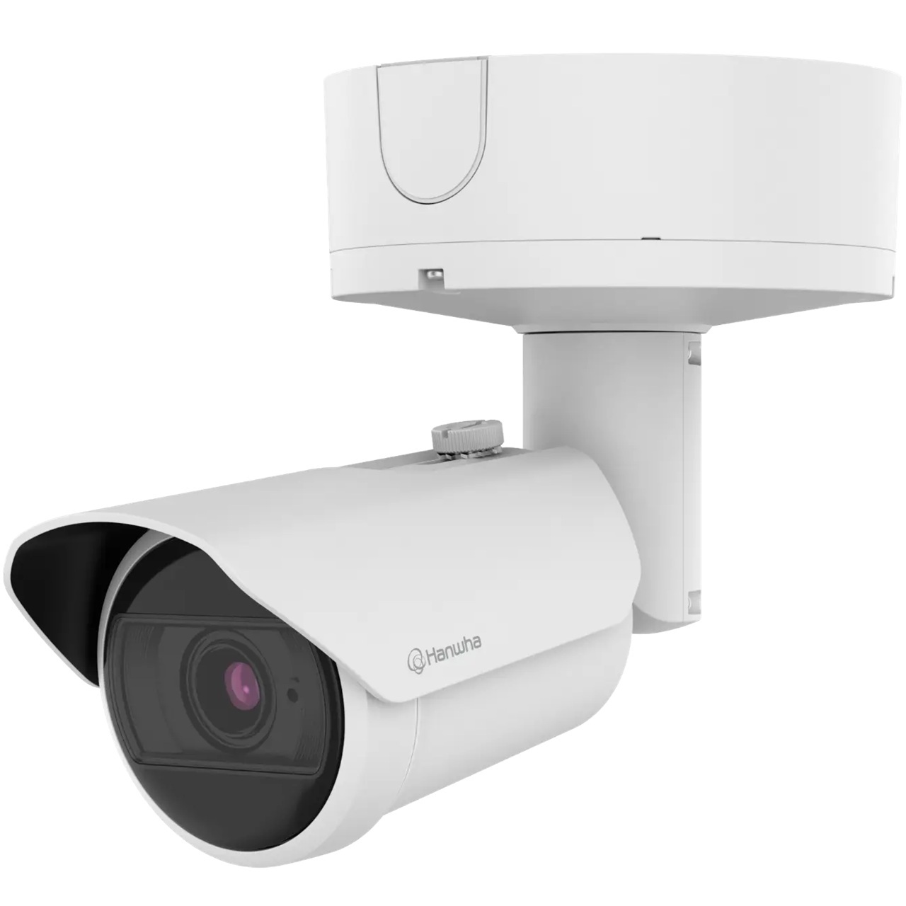 XNO-9083R Hanwha Vision X Series 4.4~9.3mm Motorized 30FPS @ 4K Outdoor IR Day/Night WDR Bullet IP Security Camera 12VDC/PoE