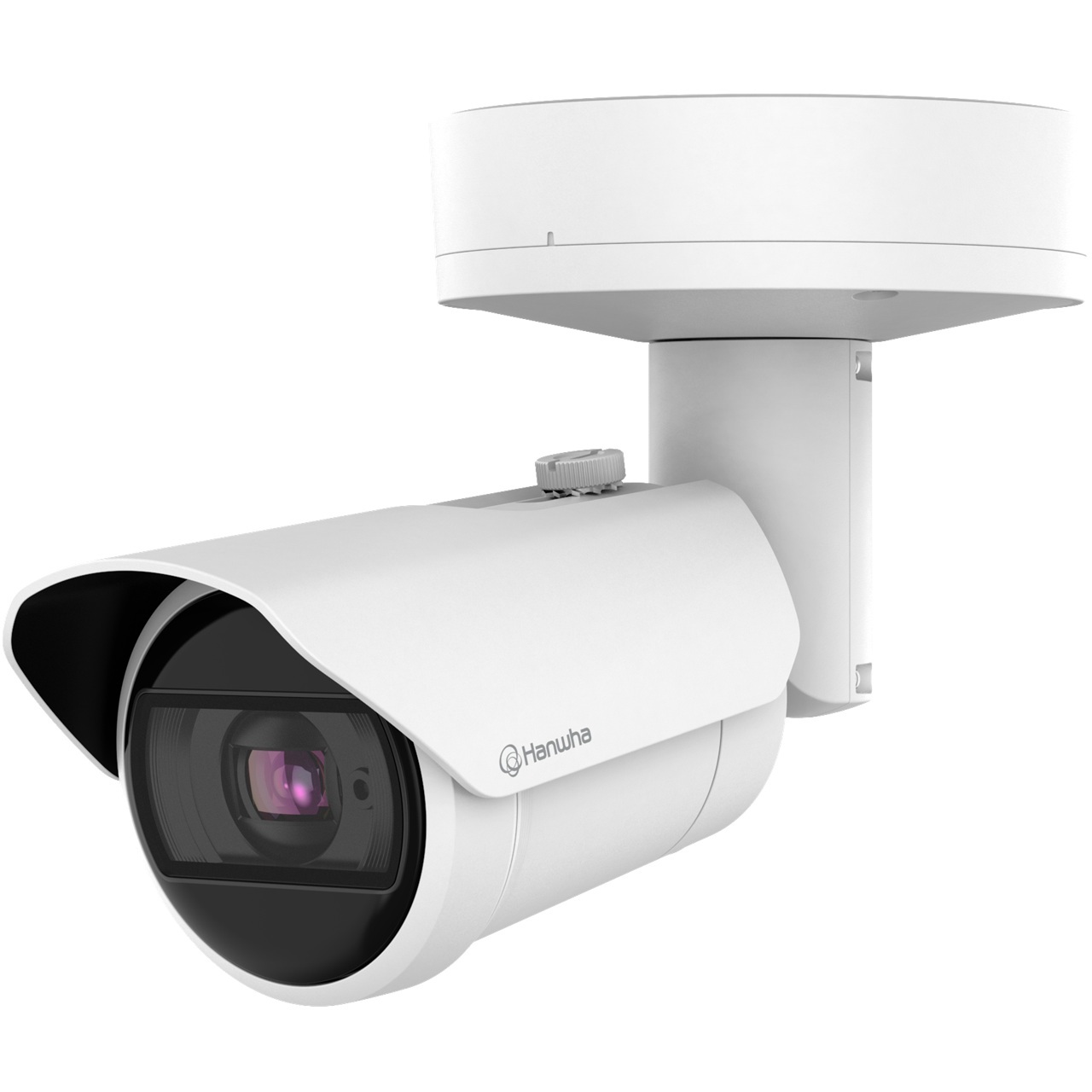 XNO-C6083R Hanwha Vision X Series 2.8-12mm Motorized 60FPS @ 2MP Outdoor IR Day/Night WDR Bullet IP Security Camera 12VDC/PoE