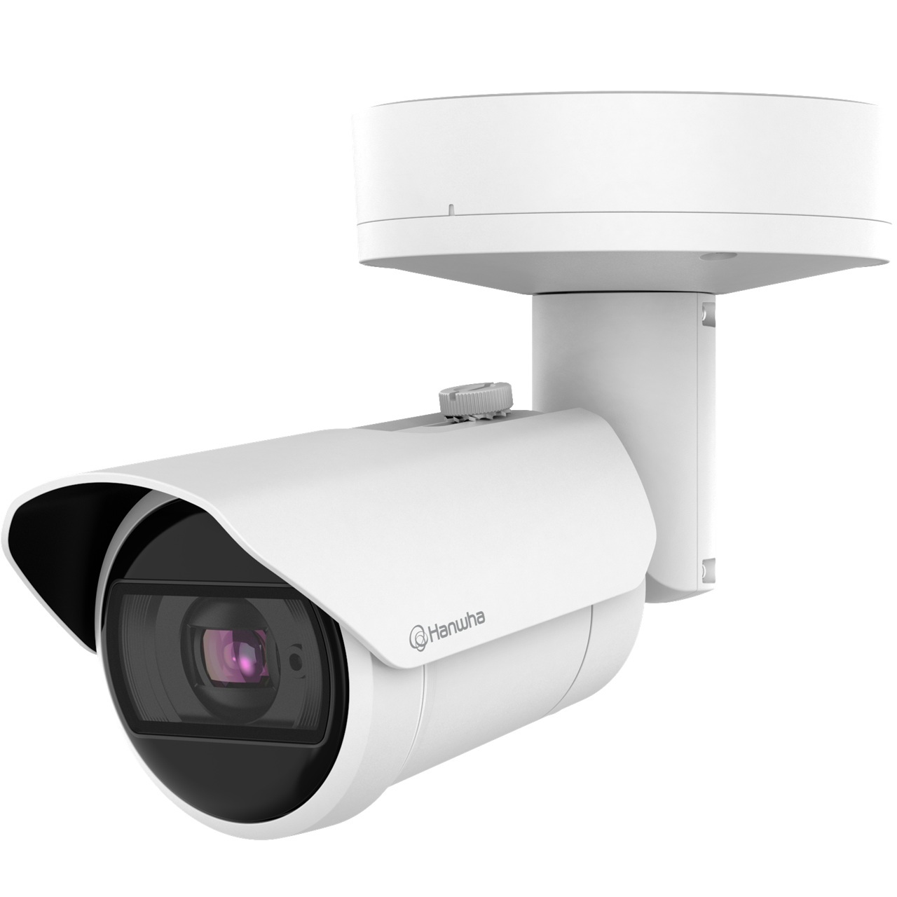 XNO-C7083R Hanwha Vision X Series 2.8-10mm Motorized 60FPS @ 4MP Outdoor IR Day/Night WDR Bullet IP Security Camera 12VDC/PoE