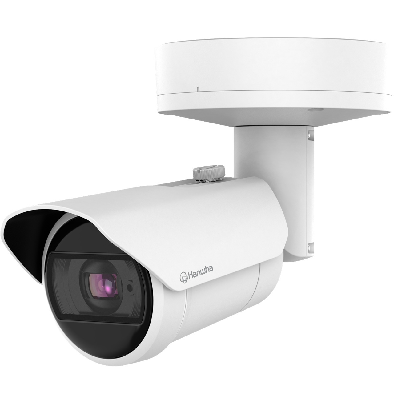 XNO-C9083R Hanwha Vision X Series 4.4~9.3mm Motorized 30FPS @ 4K Outdoor IR Day/Night WDR Bullet IP Security Camera 12VDC/PoE
