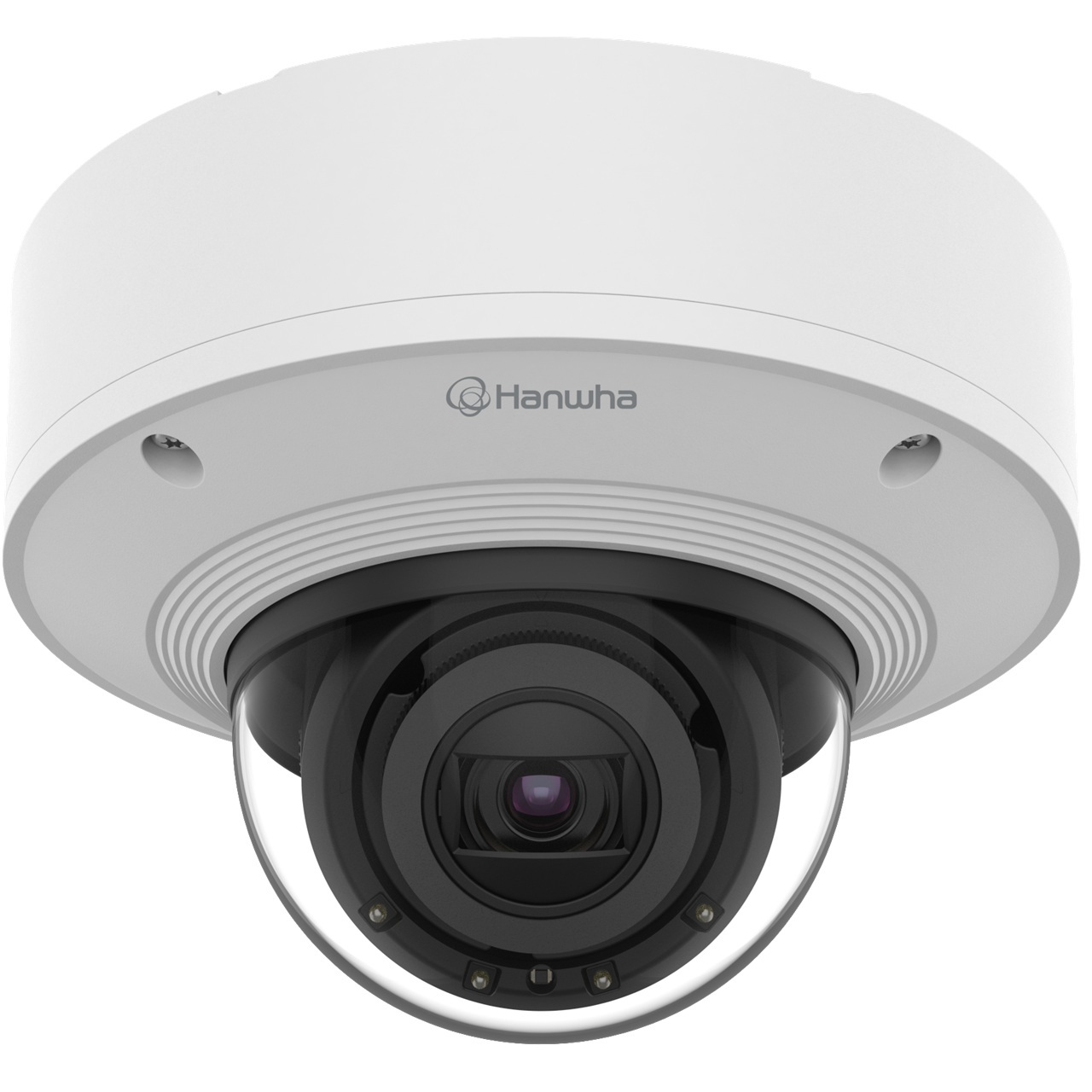 XNV-6081R Hanwha Vision X Series 2.8-12mm Motorized 60FPS @ 2MP Outdoor IR Day/Night WDR Dome IP Security Camera 12VDC/24VAC/PoE