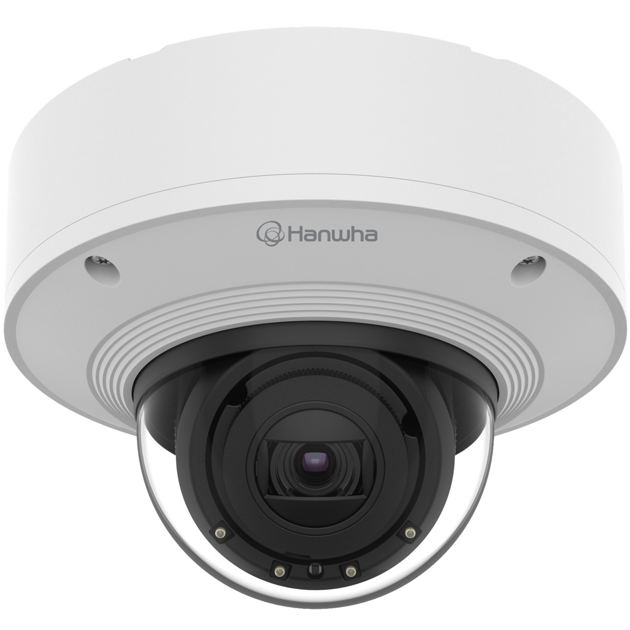 XNV-6081RE Hanwha Vision X Series 2.8-12mm Motorized 60FPS @ 2MP Outdoor IR Day/Night WDR Dome IP Security Camera PoE