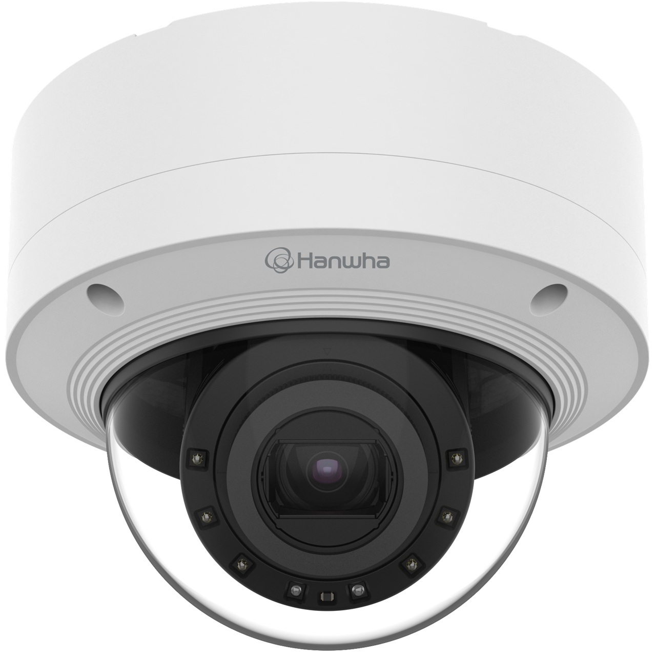 XNV-6123R Hanwha Vision X Series 5.2-62.4mm Motorized 120FPS @ 2MP Outdoor IR Day/Night WDR Dome IP Security Camera 12VDC/PoE