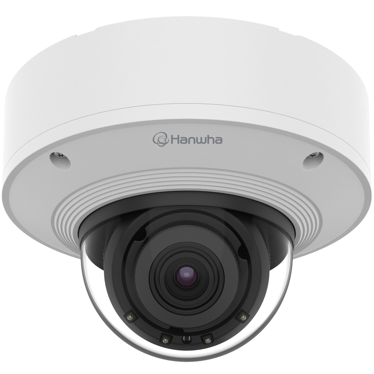 XNV-8081RE Hanwha Vision X Series 3.9-9.4mm Motorized 30FPS @ 5MP Outdoor IR Day/Night WDR Dome IP Security Camera PoE