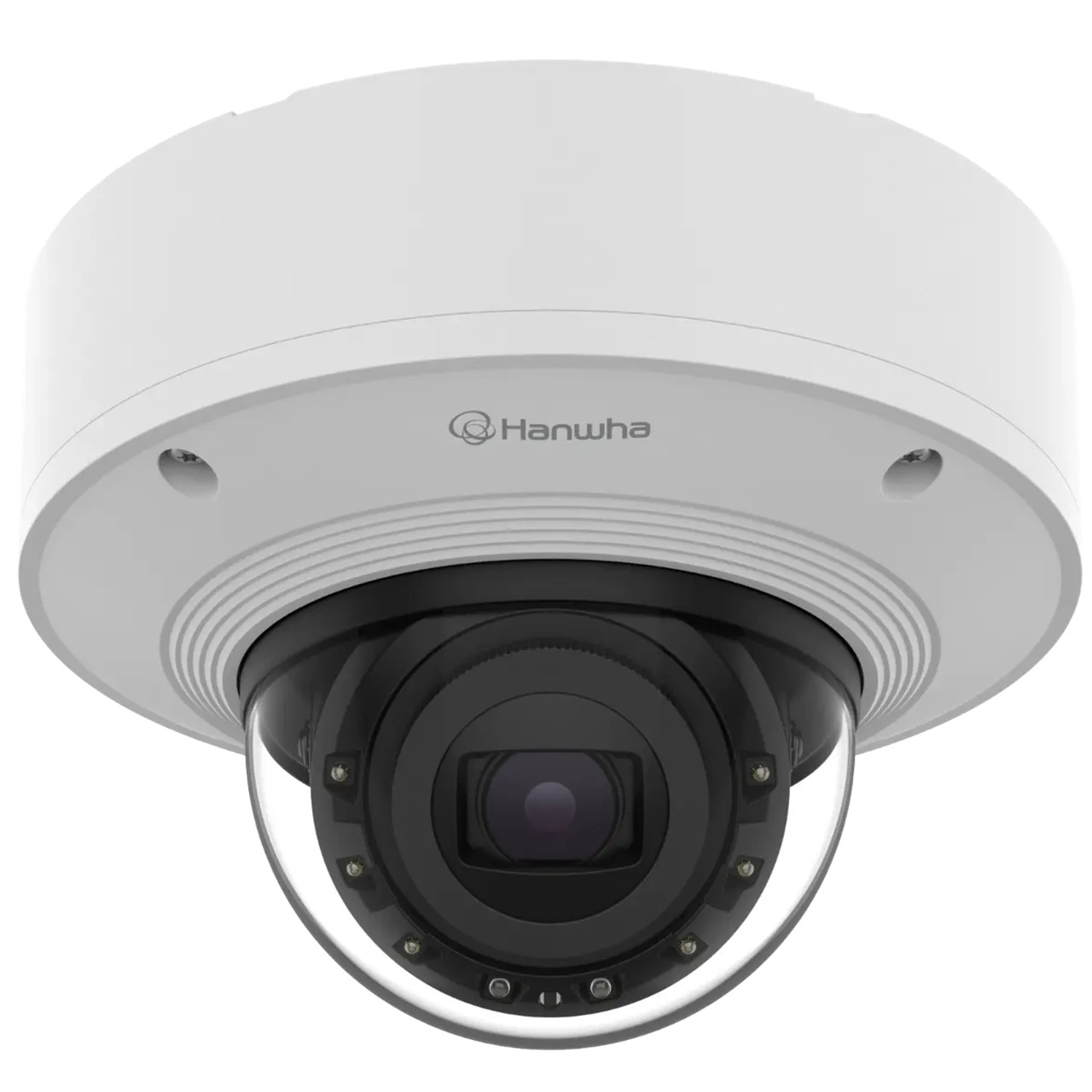 XNV-8093R Hanwha Vision X Series 10.9-29mm Motorized 30FPS @ 6MP Outdoor IR Day/Night WDR Dome IP Security Camera 12VDC/PoE