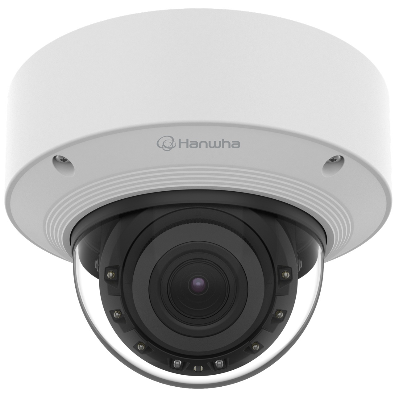 XNV-C6083R Hanwha Vision X Series 2.8-12mm Motorized 60FPS @ 2MP Outdoor IR Day/Night WDR Dome IP Security Camera 12VDC/PoE
