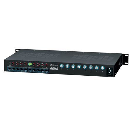 HUBWAYLD83DS Altronix 8 Channel Active UTP Transceiver Hub 115/230VAC w/ 8 Combiners for 12VDC Cameras - CAT-5 & BNC on Rear