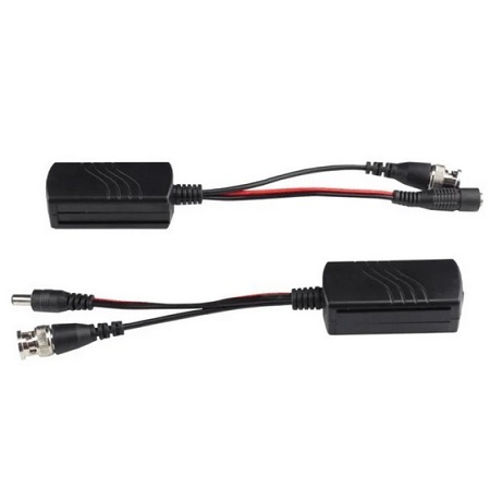 IA-HDBAL2 InVid Tech Balun 2pc Set with Power - 1 Male 1 Female Each End has BNC